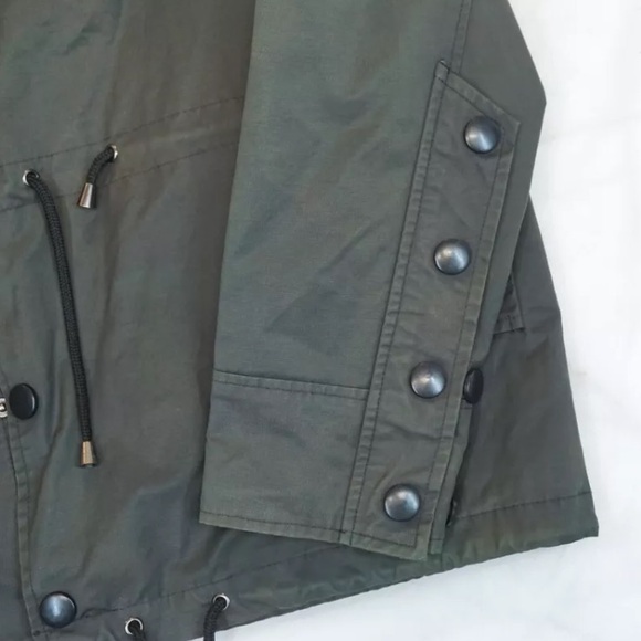 Army of Me Gray Waxed Cotton Military Style Parka Jacket Men's M - Picture 6 of 13